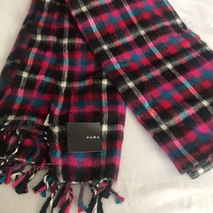 Zara man plaid scarf 🧣